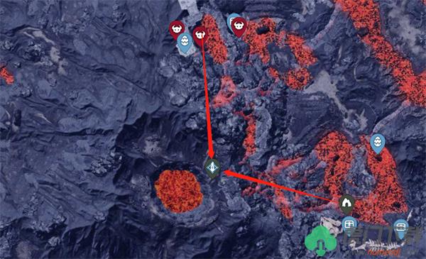 幻兽帕鲁火山高塔怎么去