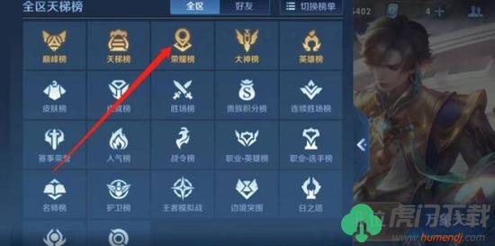 王者荣耀英雄省排名怎么看